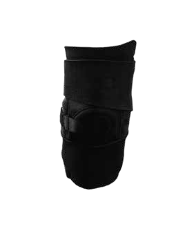 Black wraparound hinged knee brace, model KB-159 Comfortmax 360.