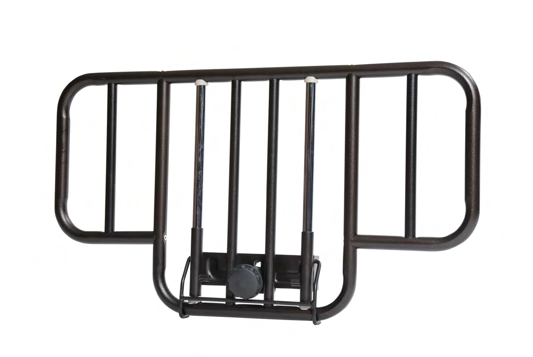 Drive Medical 15201BV half-length bed rail with mounting hardware